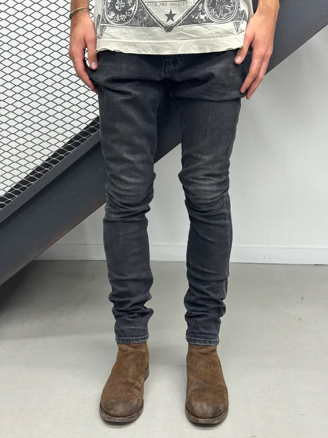 SS2015 Saint Laurent Black Slim Denim Jeans by Hedi Slimane nuaHCON 1