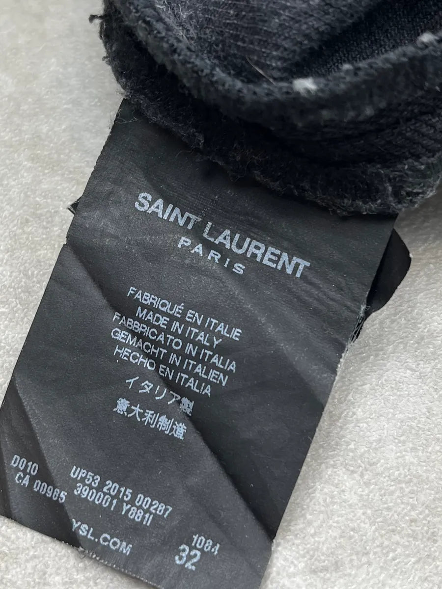SS2015 Saint Laurent Black Slim Denim Jeans by Hedi Slimane nuaHCON 10