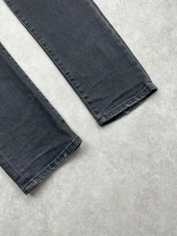 SS2015 Saint Laurent Black Slim Denim Jeans by Hedi Slimane nuaHCON 5