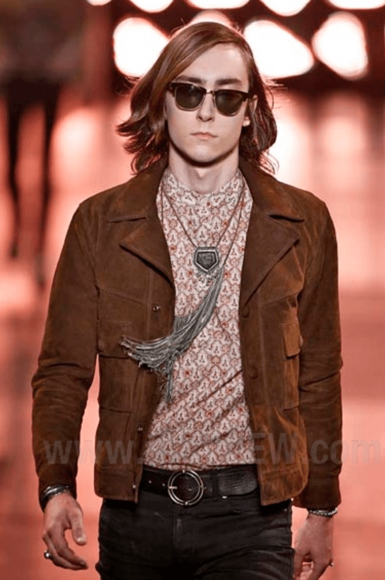 SS2015 Saint Laurent Black Suede Leather Jacket by Hedi Slimane IqbDaWM 11