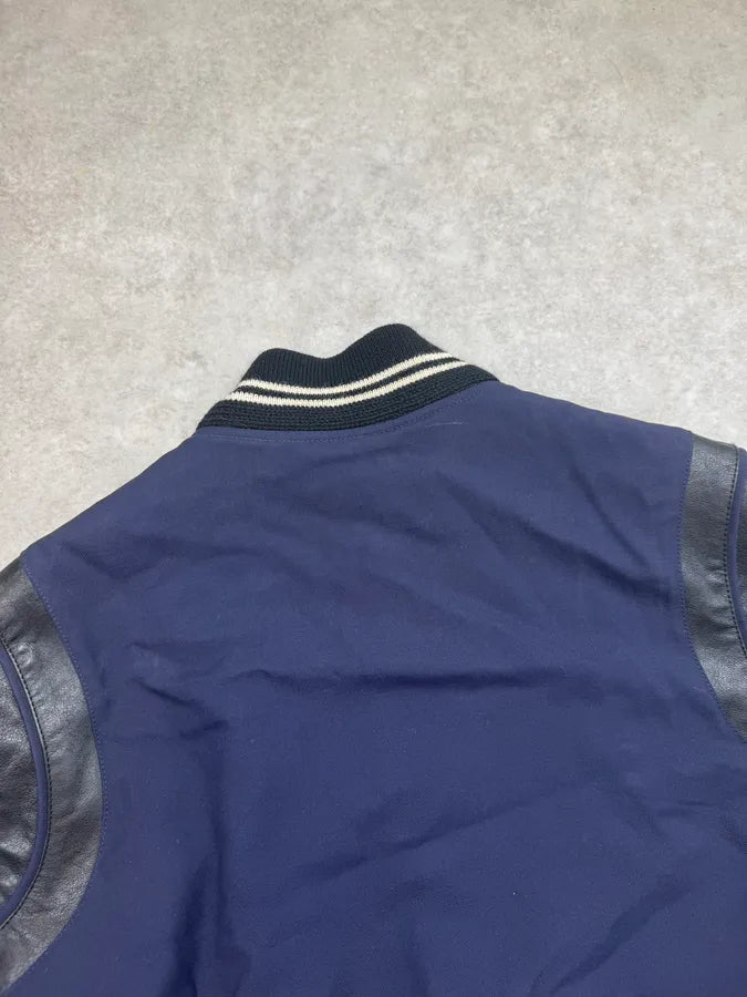 SS2015 Saint Laurent Navy Teddy Jacket by Hedi Slimane IEfHHiT 6