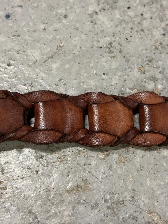 SS2015 Saint Laurent Brown Leather Belt jtMNnAw 6