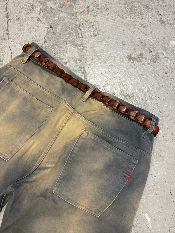 SS2015 Saint Laurent Brown Leather Belt jtMNnAw 1