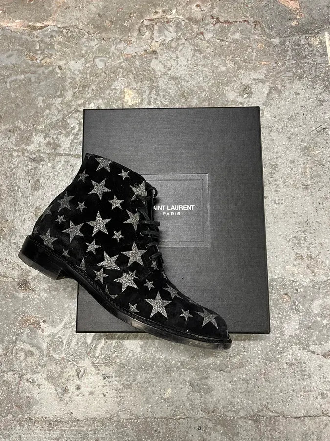SS2015 Saint Laurent Lolita Star Boots ZVdQJNx 1
