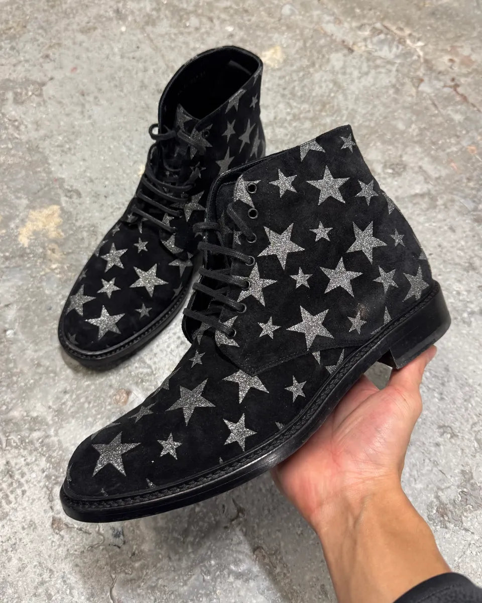 SS2015 Saint Laurent Lolita Star Boots (41eu/us8) 0