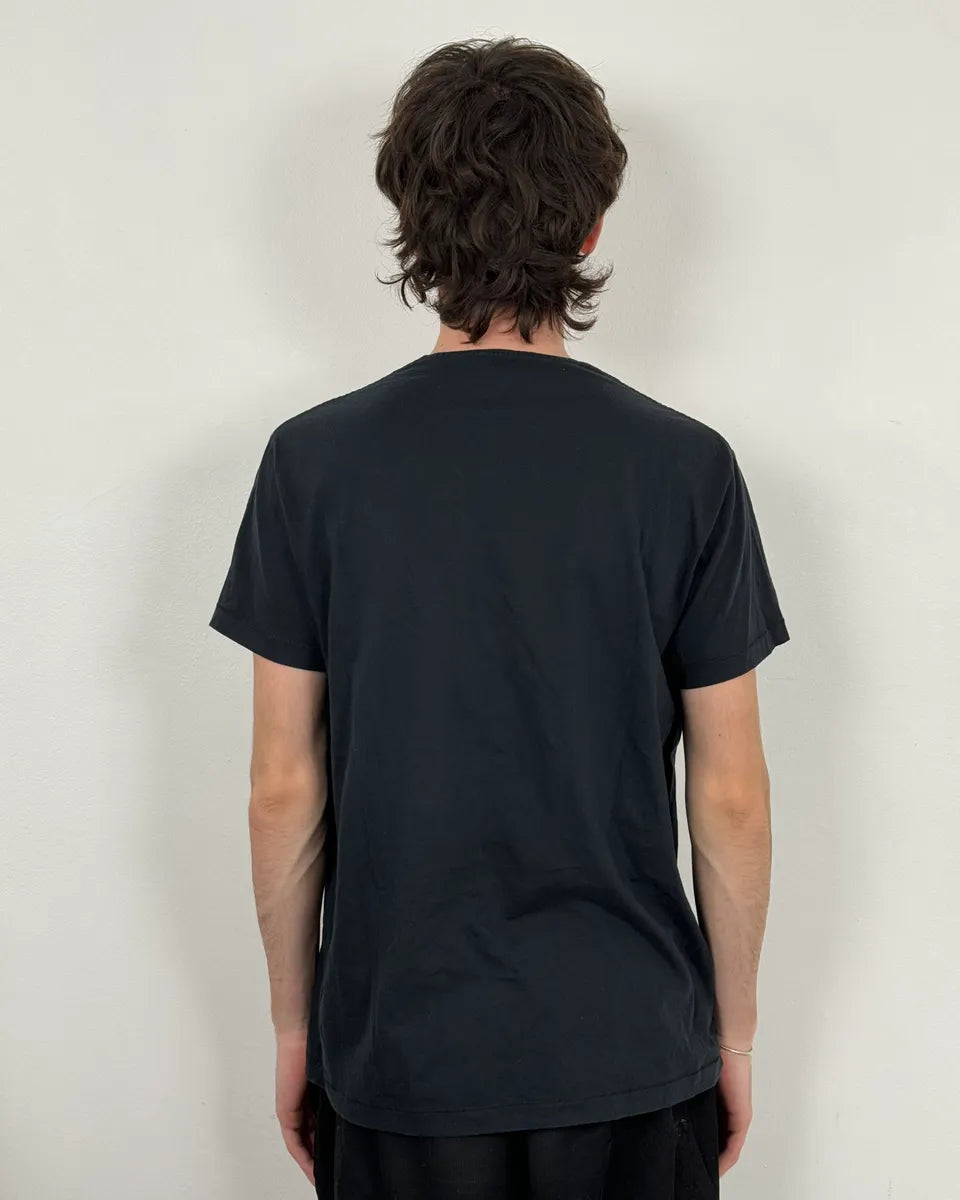 SS2015 Saint Laurent Trompe L’œil Waiter Black T-Shirt by Hedi Slimane lmhMklH 2