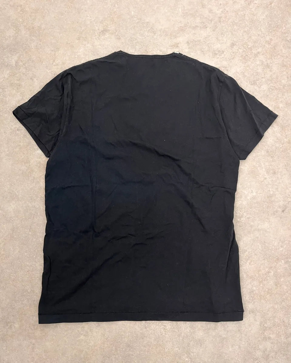 SS2015 Saint Laurent Trompe L’œil Waiter Black T-Shirt by Hedi Slimane lmhMklH 7