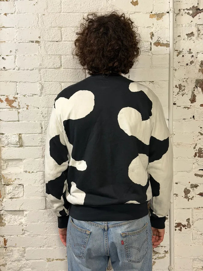 SS2016 Acne Studios Black & White Casey Surf Crewneck Sweater BPejyGF 2