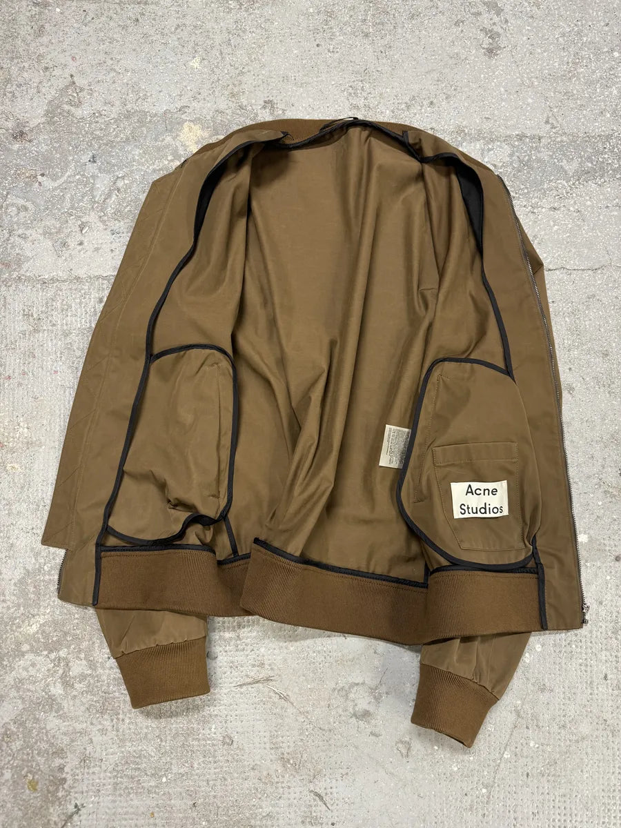 SS2016 Acne Studios Brown Bomber Jacket (M) 3