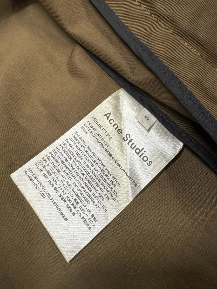 SS2016 Acne Studios Brown Bomber Jacket (M) 5