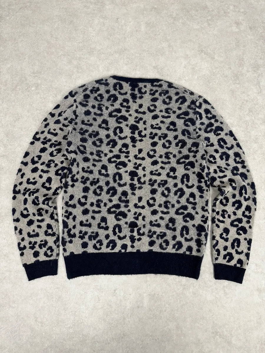 SS2016 Acne Studios Jena Leo JAQ Leopard Grey Wool Sweater SNBCfkP 4