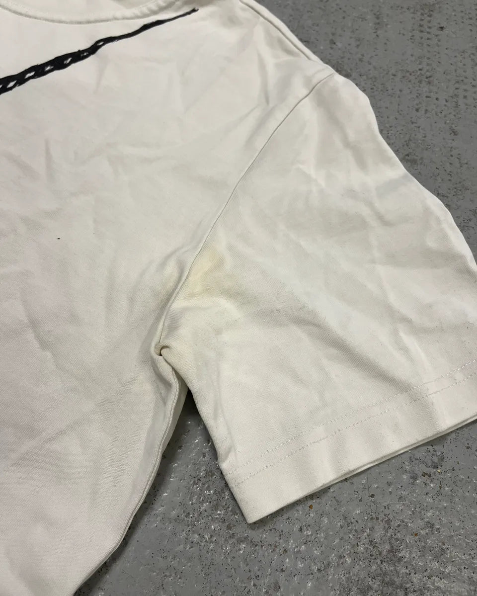 SS2016 Balenciaga White Unicorn Horse T-Shirt YxPWiFY 6