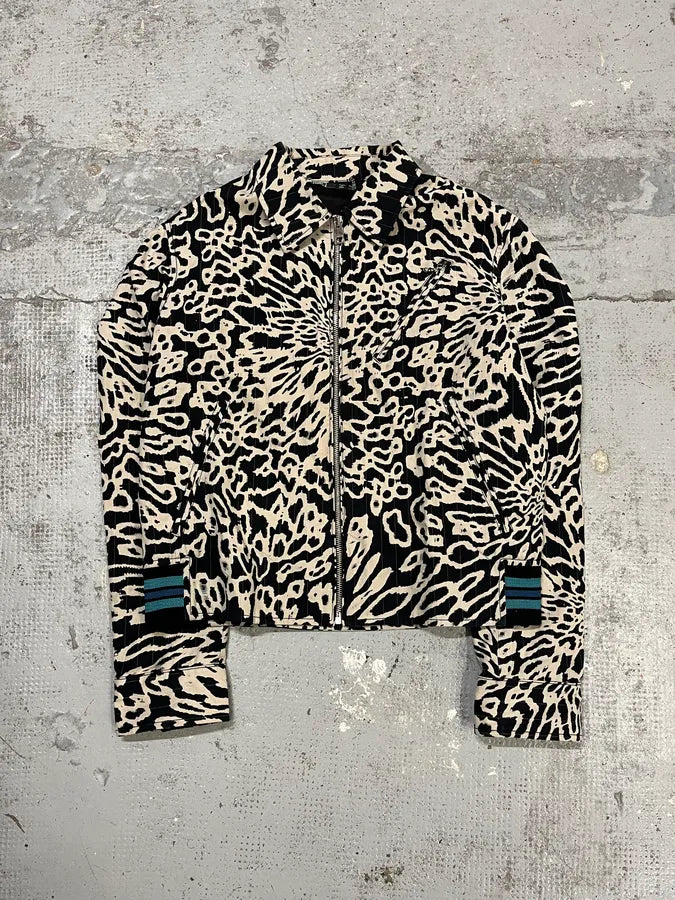 SS2016 Cavalli Black & White Splash Hallucination Jacket GJeIUkx 0