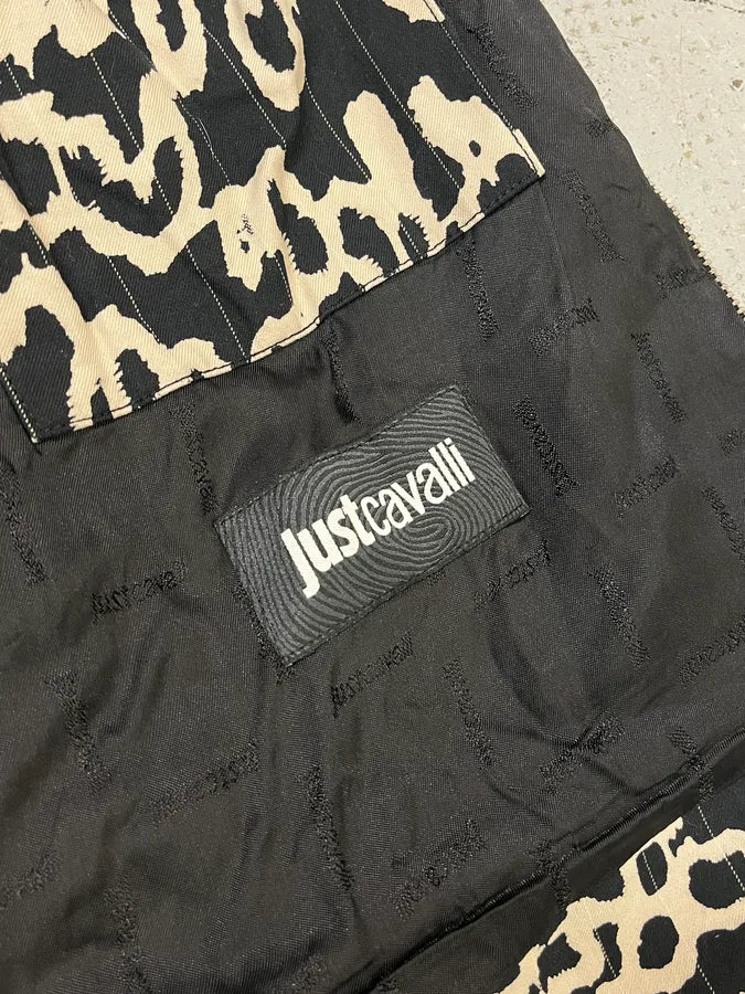 SS2016 Cavalli Black & White Splash Hallucination Jacket GJeIUkx 10