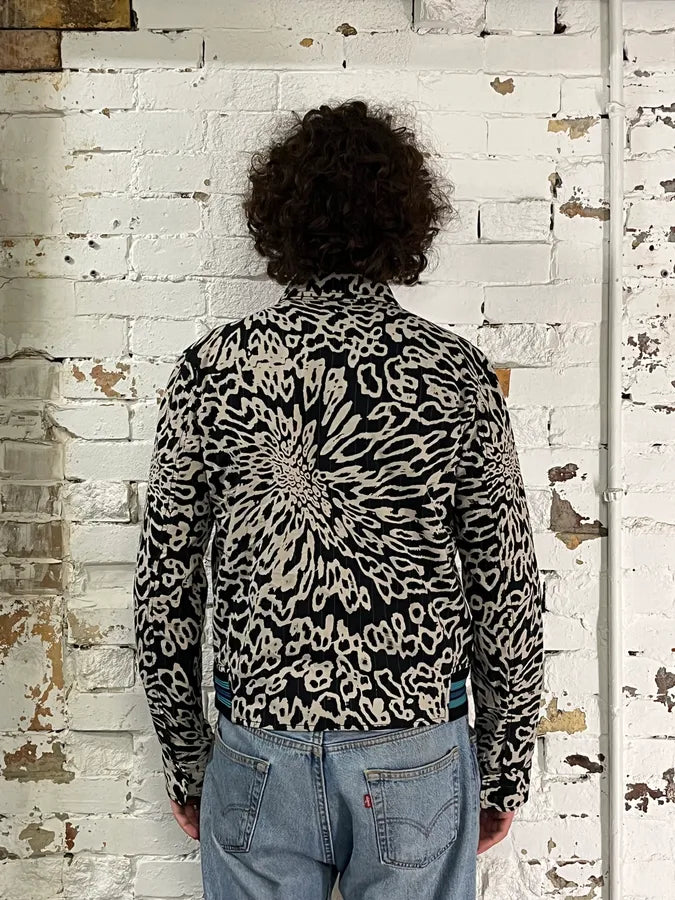 SS2016 Cavalli Black & White Splash Hallucination Jacket GJeIUkx 2