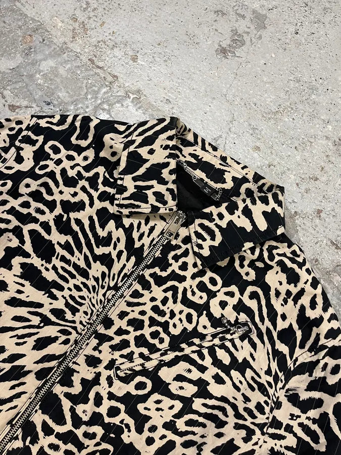 SS2016 Cavalli Black & White Splash Hallucination Jacket GJeIUkx 4