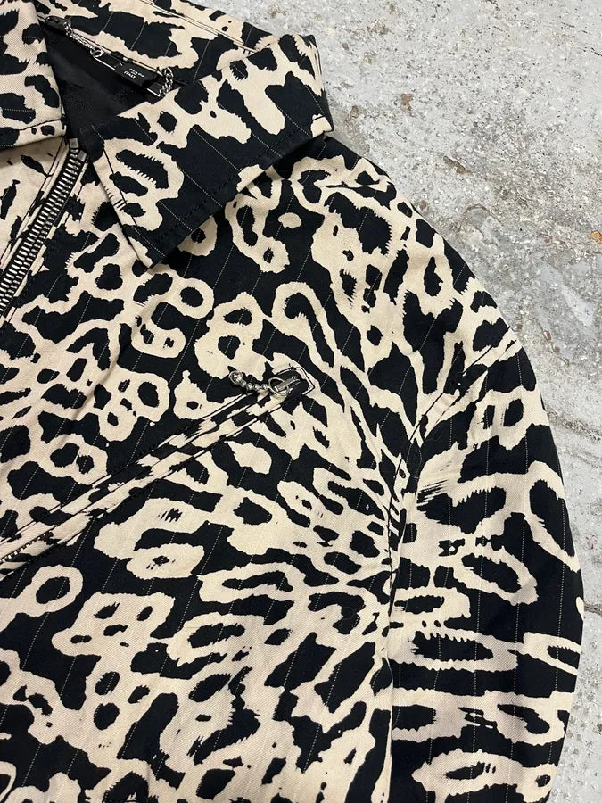 SS2016 Cavalli Black & White Splash Hallucination Jacket GJeIUkx 5