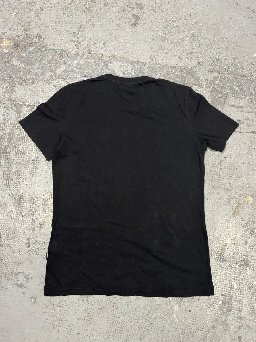 SS2016 Cavalli Kiss Smoke Rebel Black T-Shirt CqTIeXw 1