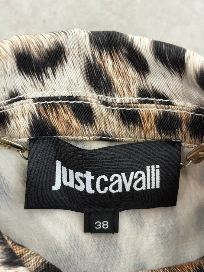 SS2016 Cavalli Leopard Print Jacket nYSWALa 9