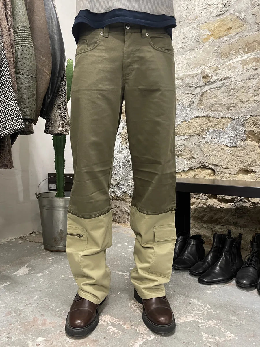 SS2016 Dolce & Gabbana Olive Cargo Zip Detachable Pants ULotmax 1