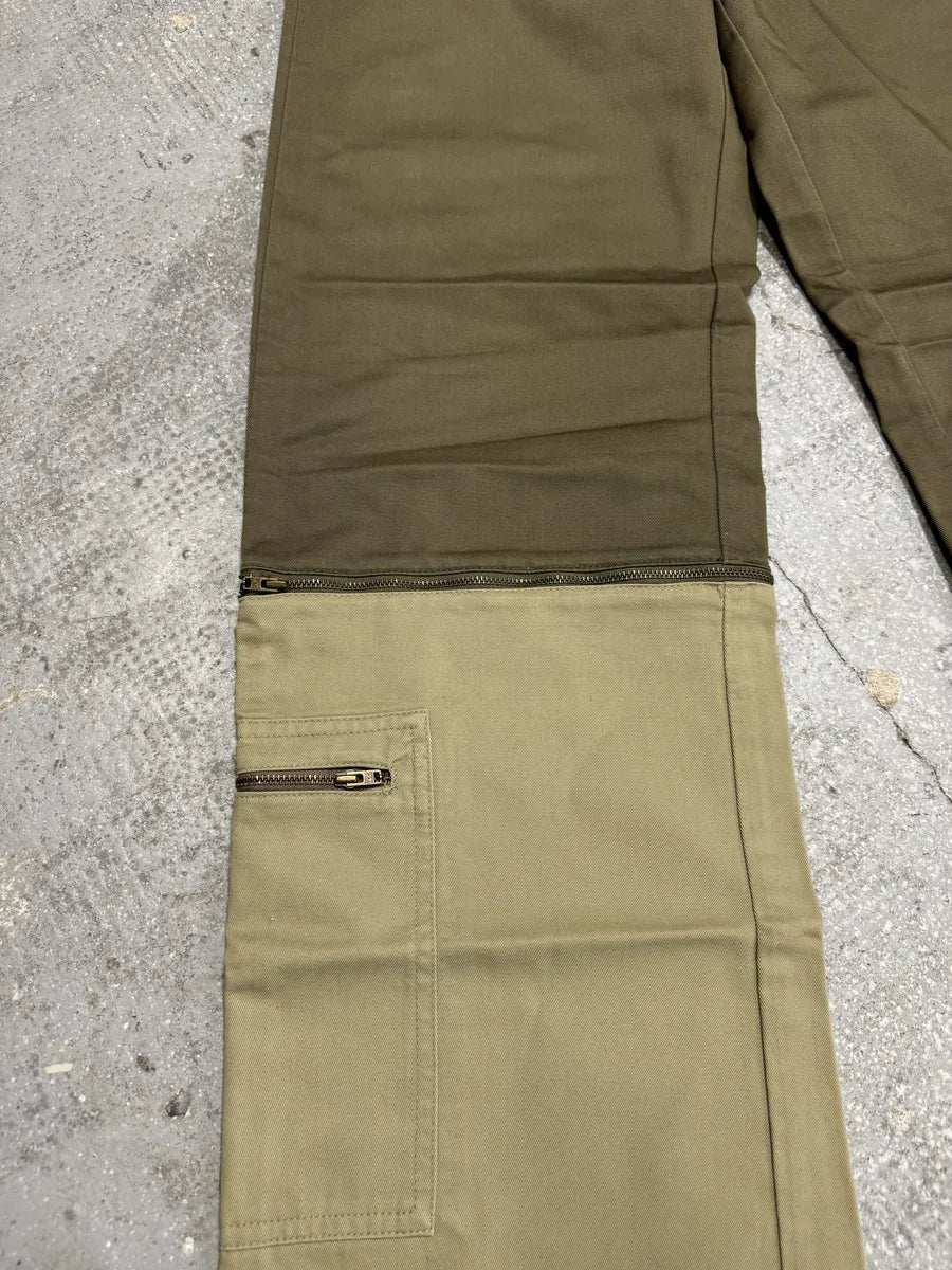 SS2016 Dolce & Gabbana Olive Cargo Zip Detachable Pants ULotmax 6