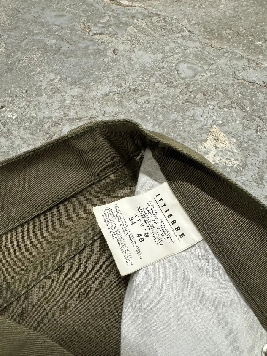 SS2016 Dolce & Gabbana Olive Cargo Zip Detachable Pants ULotmax 8