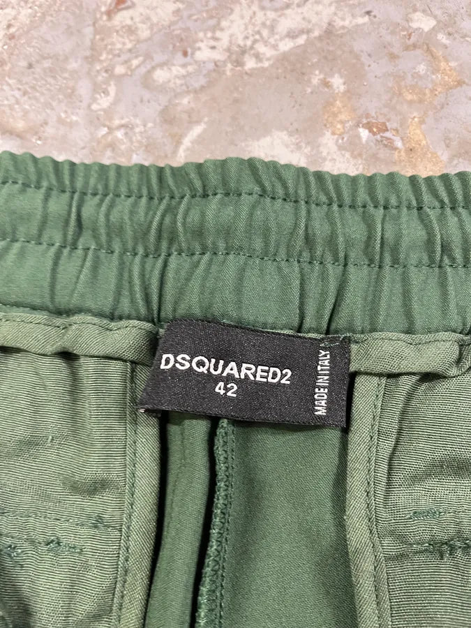 SS2016 DSquared2 Green Cargo Short GSbxbgD 2