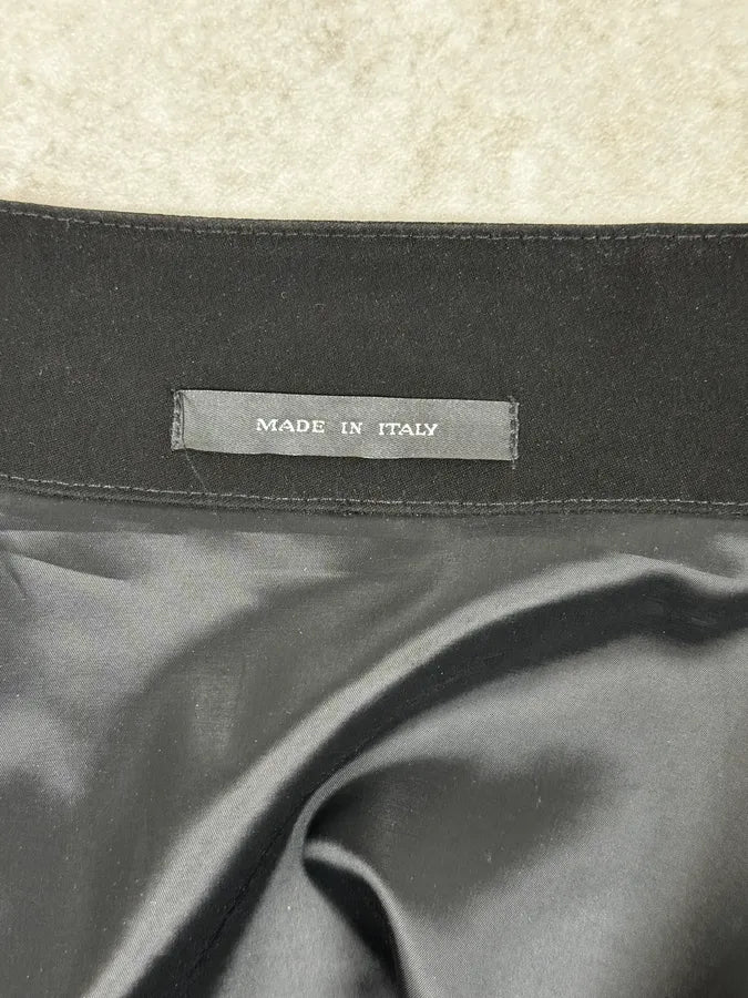 SS2016 Emporio Armani Black Minimalist Biker Jacket zLwQWra 12