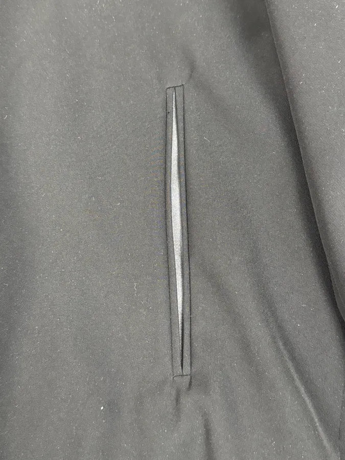 SS2016 Emporio Armani Black Minimalist Biker Jacket zLwQWra 8