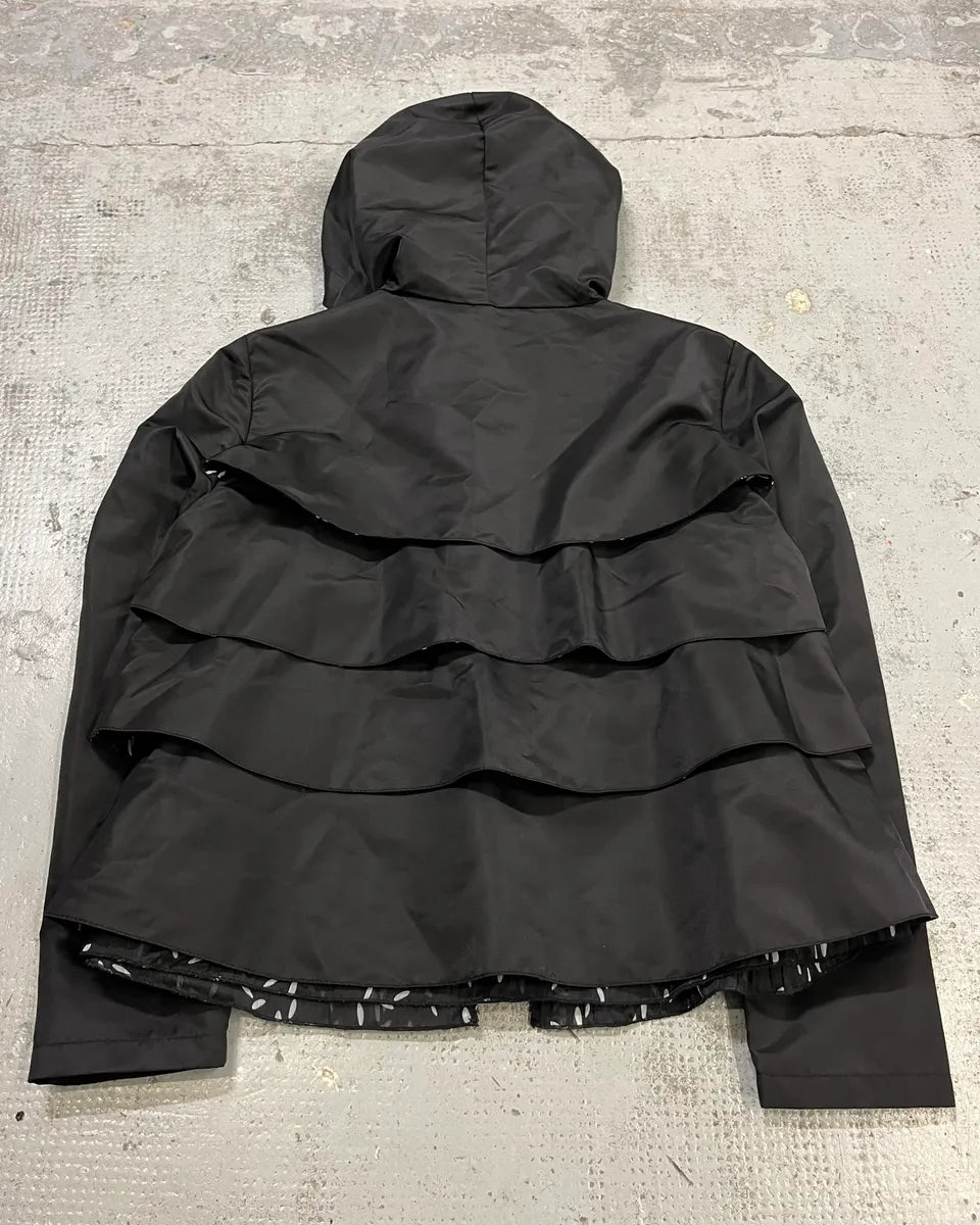 SS2016 Emporio Armani Black Relief Nylon Jacket  tKiBtty 6