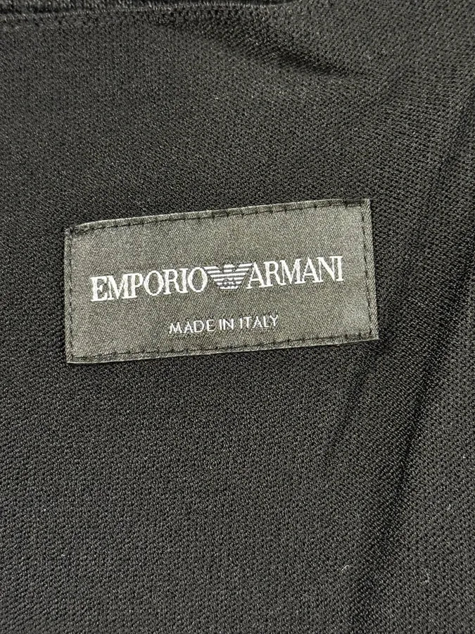 SS2016 Emporio Armani Black Sleeveless Zip-up Hoodie bfZnhlL 7