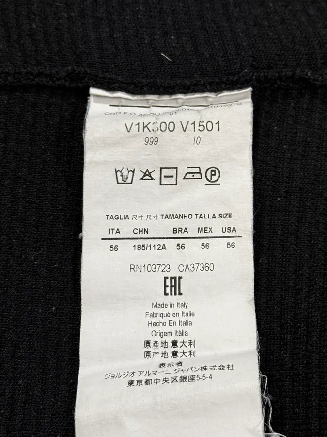 SS2016 Emporio Armani Black Sleeveless Zip-up Hoodie bfZnhlL 8