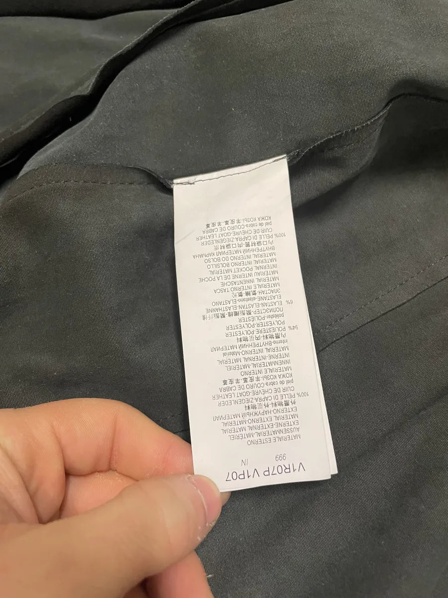 SS2016 Emporio Armani Black Suede Leather Jacket (M/L) 8