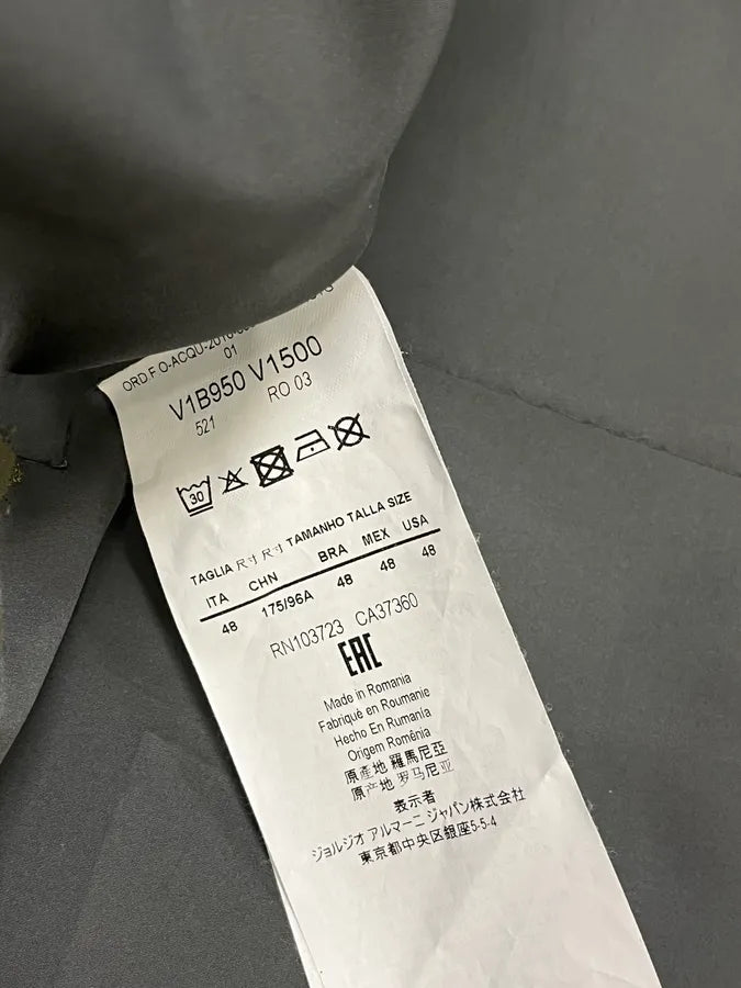 SS2016 Emporio Armani Khaki Class Jacket ZKlzPRc 10