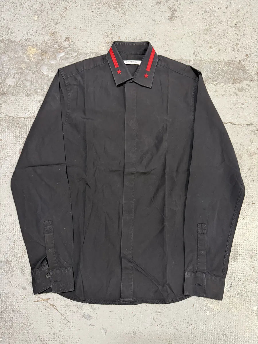 SS2016 Givenchy Black & Red Stars Shirt by Riccardo Tisci ToQhZwn 0