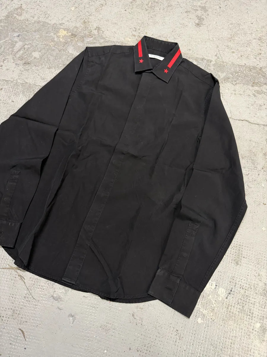SS2016 Givenchy Black & Red Stars Shirt by Riccardo Tisci ToQhZwn 3