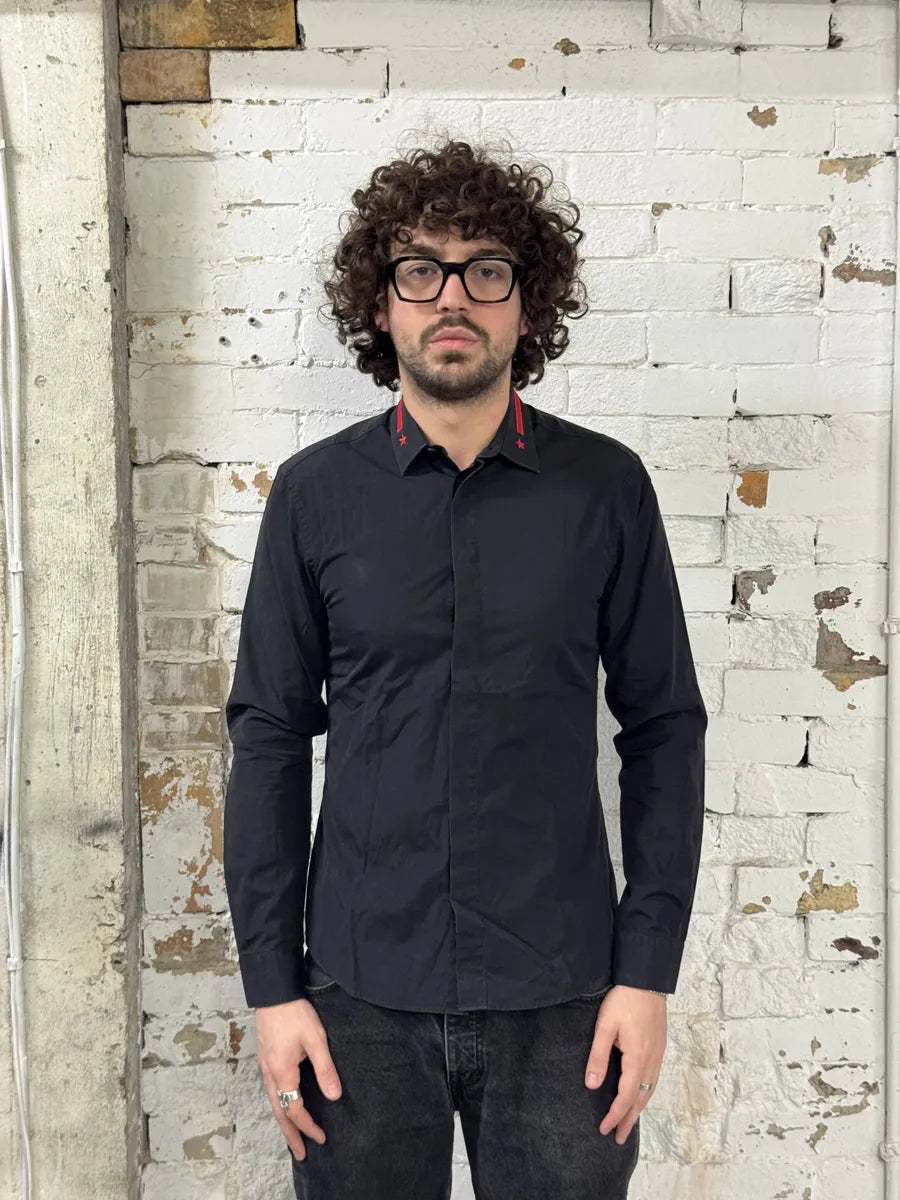 SS2016 Givenchy Black & Red Stars Shirt by Riccardo Tisci ToQhZwn 5