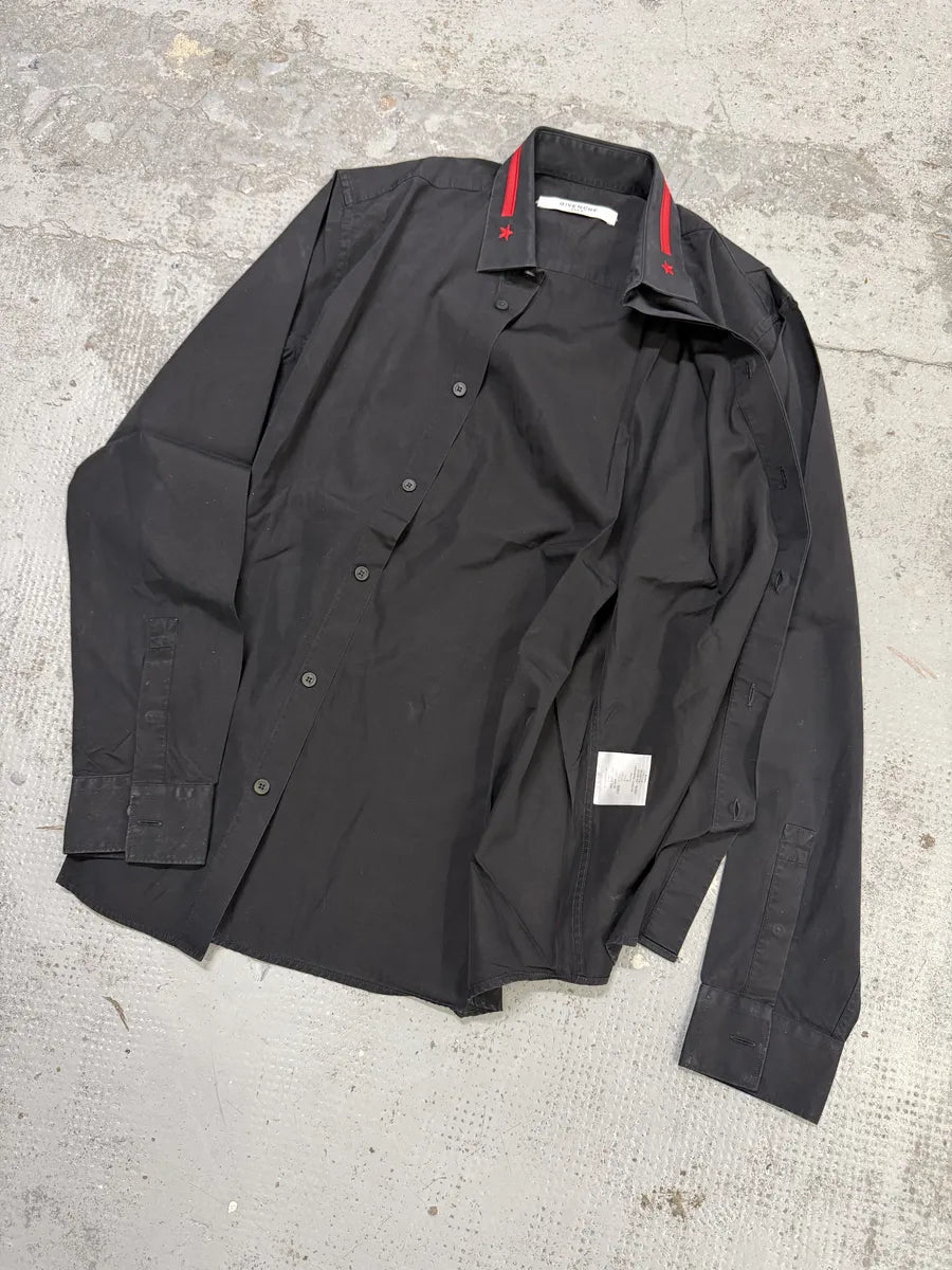 SS2016 Givenchy Black & Red Stars Shirt by Riccardo Tisci ToQhZwn 8