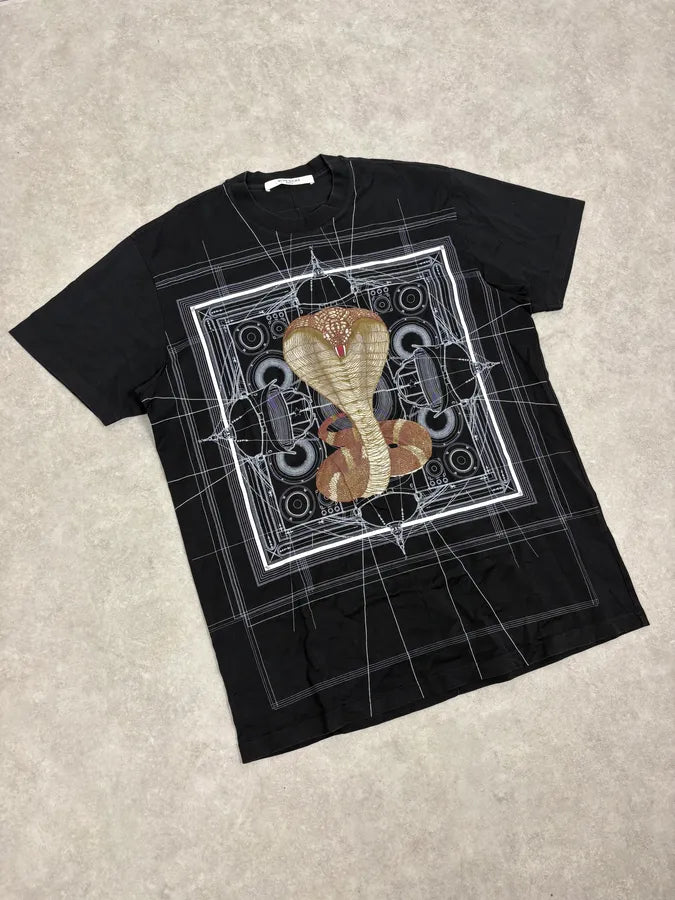 SS2016 Givenchy Black Cobra T-Shirt by Riccardo Tisci AIwHFqx 3
