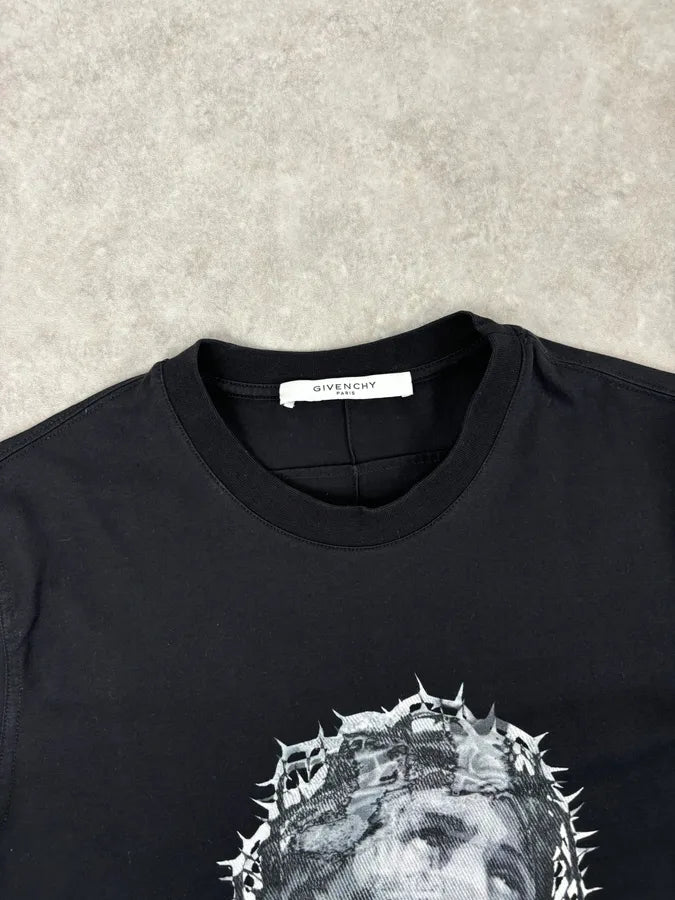 SS2016 Givenchy Black Jesus T-Shirt by Riccardo Tisci seZjfuz 3