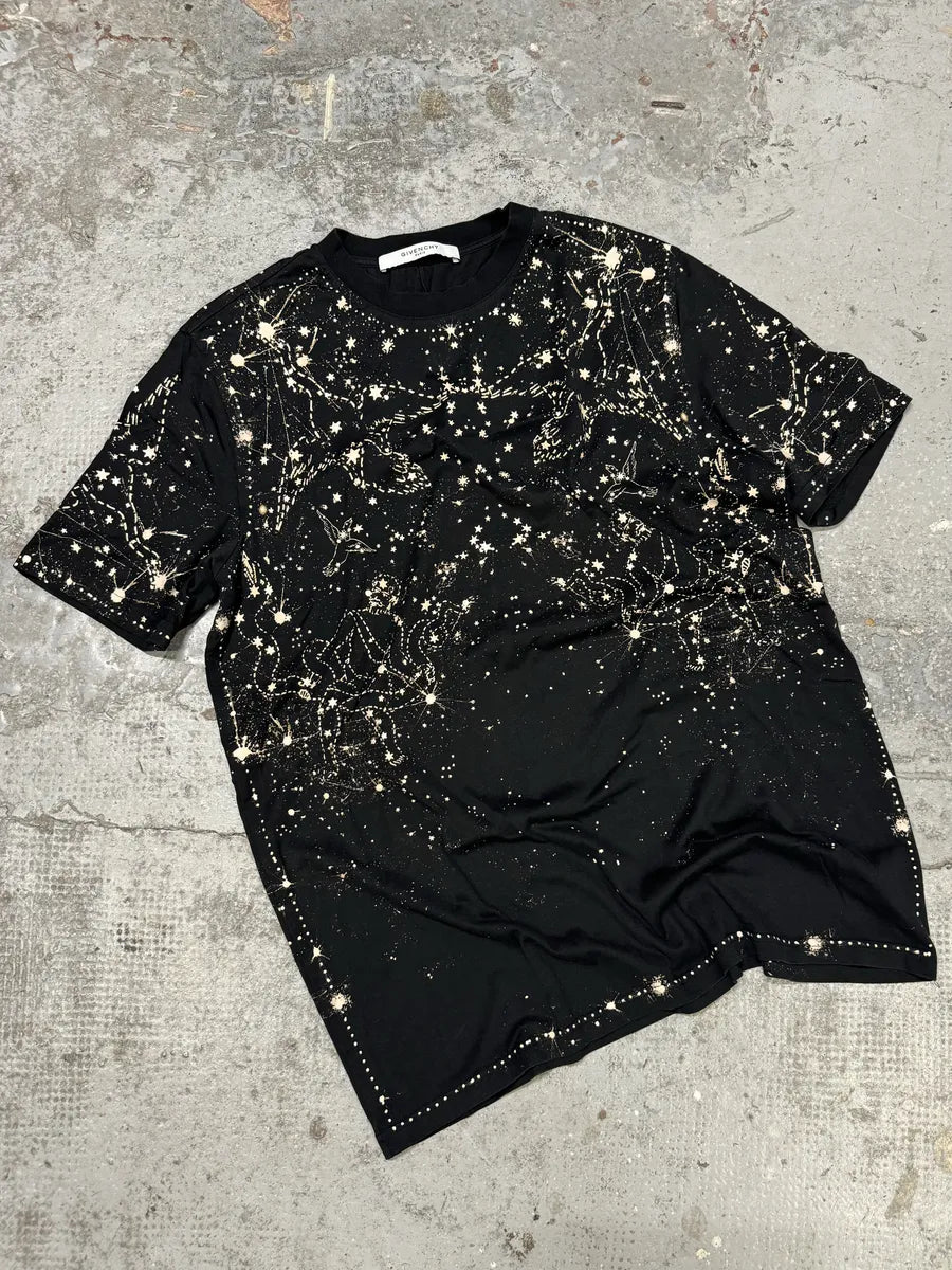 SS2016 Givenchy Black Star Night T-Shirt by Riccardo Tisci RJVAwIZ 3