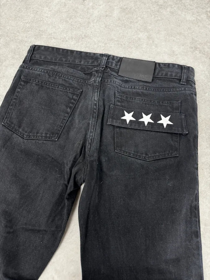SS2016 Givenchy Black Stars Denim Jeans by Riccardo Tisci MIicjiY 6