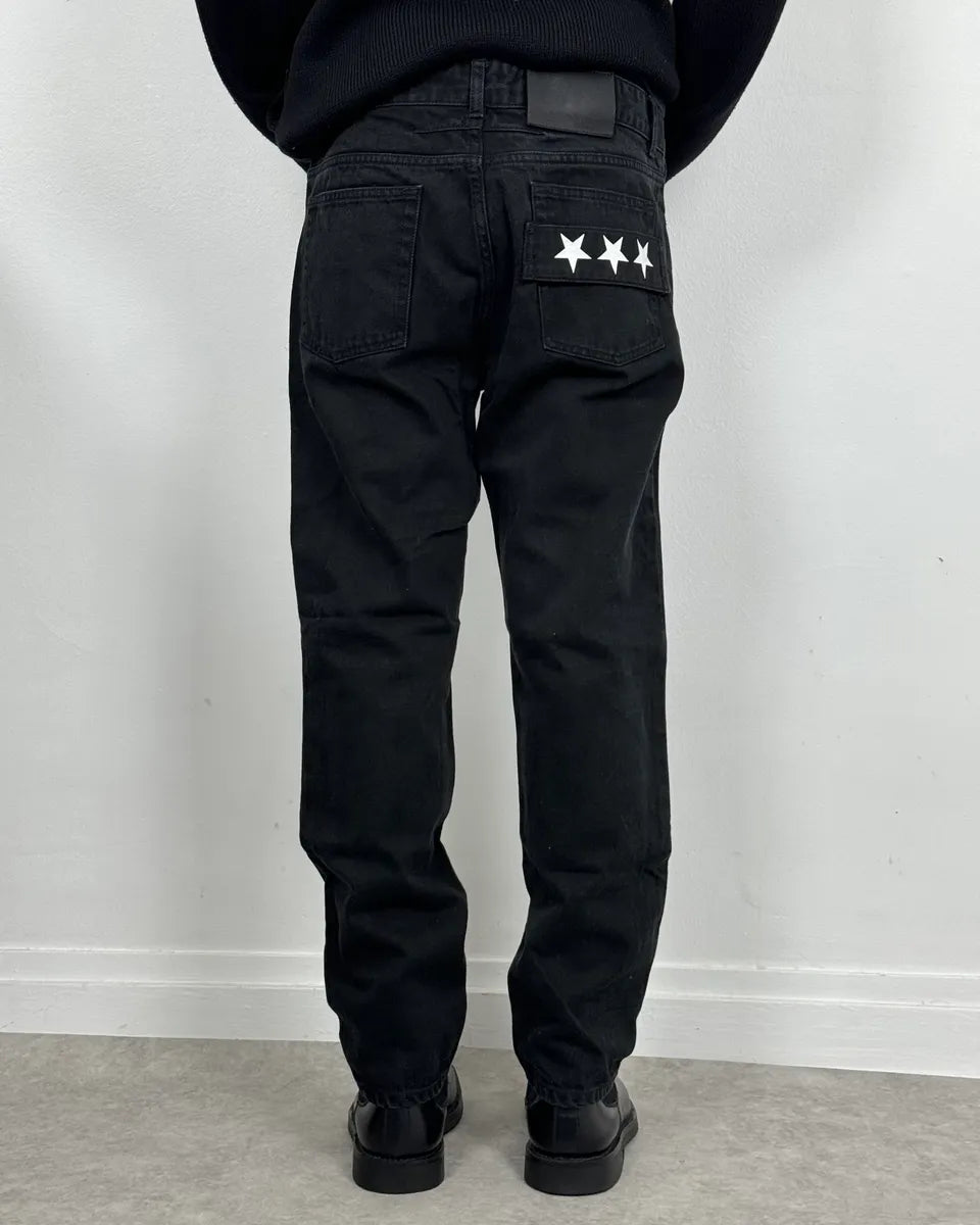 SS2016 Givenchy Black Stars Denim Jeans by Riccardo Tisci MIicjiY 3