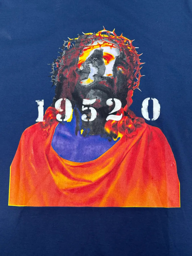 SS2016 Givenchy Blue 19520 Jesus Christ Portrait T-Shirt TIGJWXh 6