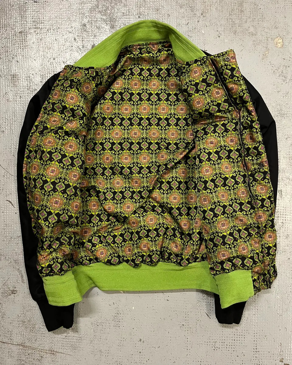 SS2016 Givenchy Green & Black Nylon Reversible Bomber Jacket kZlainw 15