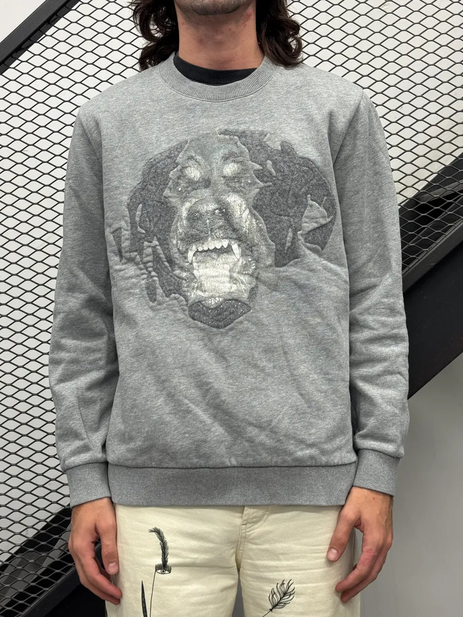 SS2016 Givenchy Grey Rottweiler Sweater by Riccardo Tisci XVgzvBx 1