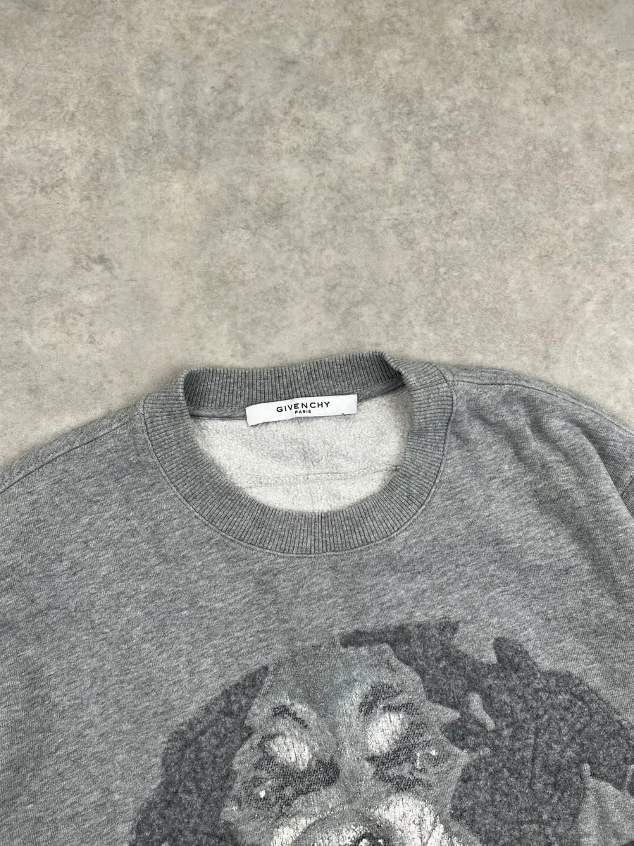 SS2016 Givenchy Grey Rottweiler Sweater by Riccardo Tisci XVgzvBx 3