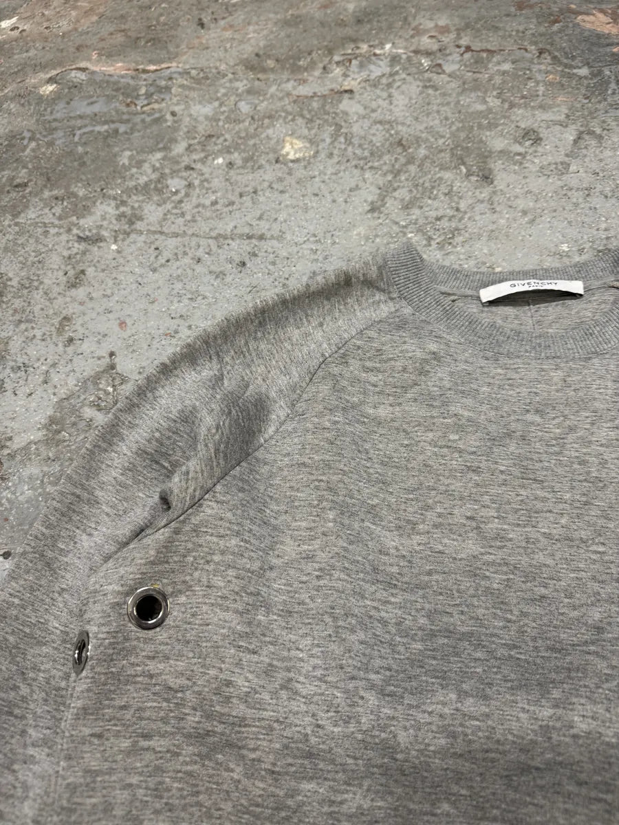 SS2016 Givenchy Grey Scuba Crewneck by Riccardo Tisci BFLxktn 6