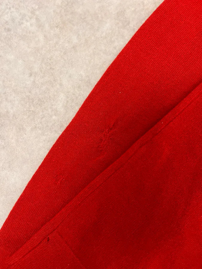 Ann Demeulemeester Buttoned Red Turtleneck Sweater RCJehZW 10