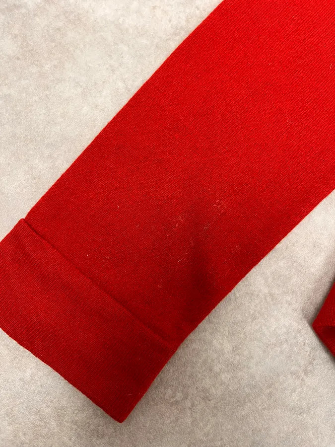 Ann Demeulemeester Buttoned Red Turtleneck Sweater RCJehZW 9